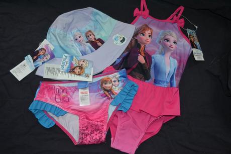 2x plavky frozen,klobouk,v.128, disney,128