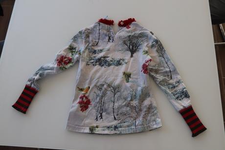 Dívčí triko s dlouhým rukávem, 128