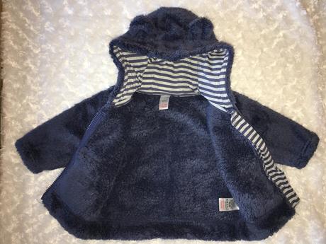 Modrá chlupatková mikina next, next,68