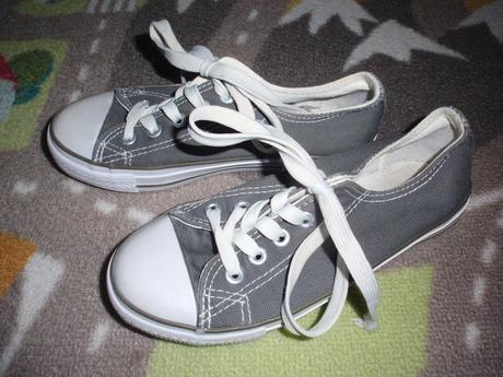 Boty-kecky-tenisky-plátěnky šedé, 32