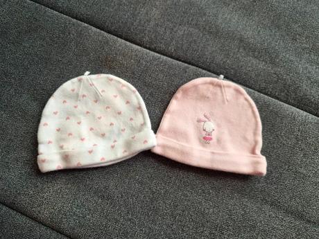 2x čepička pro holčičku, baby club,62