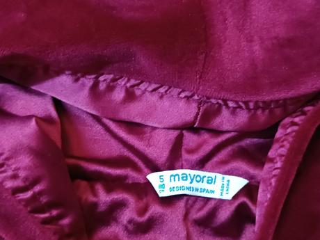 Dívčí sametová mikina s kapucí mayoral,vel.104/110, mayoral,104