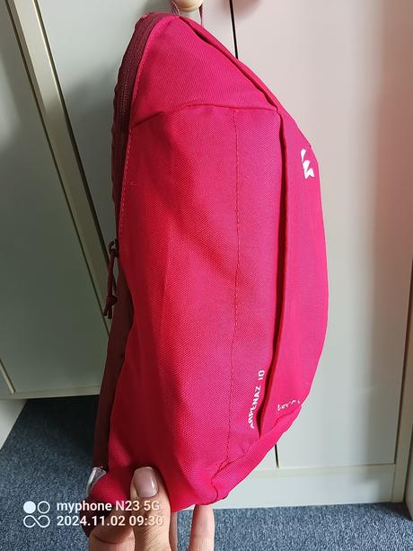 Batoh "decathlon-quechua" růžovo-šedá, 