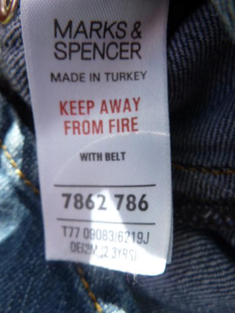 Džínová sukně & sukýnka "me to you" vel. 98, marks & spencer,98