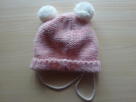 Zimní čepice s bambulkami, vel. 80/92, lupilu,80