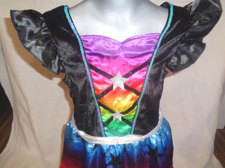 Karneval - šaty kouzelnice + paruka - 9 - 10 let, 