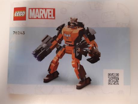Lego marvel 76243 rocket v robotickém brnění,