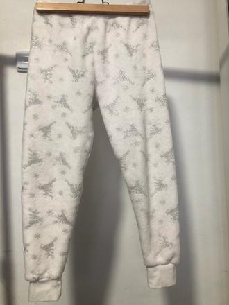 Plyšové kalhoty se sobíky, 128