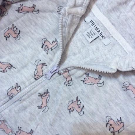 Mikina s jednorožci, primark,122
