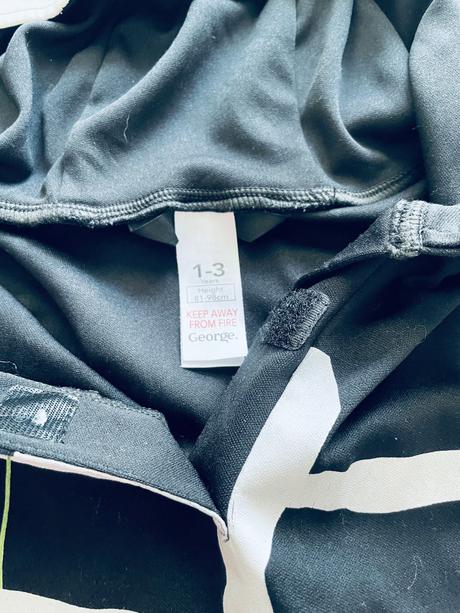 An9/ kostym kostlivec - v.1/3 měs,