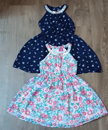 2x dívčí letní šaty kiki&koko, vel.104 (3-4 roky), kiki&koko,104