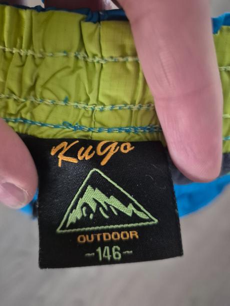 Šusťákové kalhoty kugo vel. 146, kugo,146