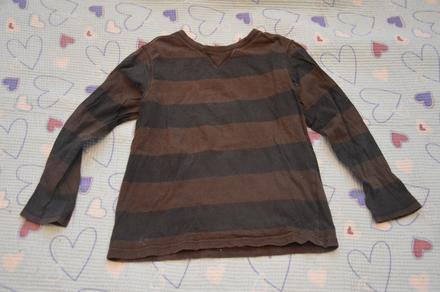 122 gap bavlněné prouhaté triko dlouhý rukáv, gap,122