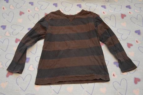 122 gap bavlněné prouhaté triko dlouhý rukáv, gap,122