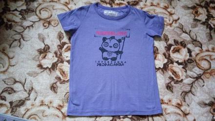 Tričko pro holky - modrofialové, vel. 122/128, 122