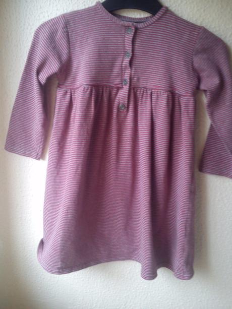 Proužkované šaty, 98