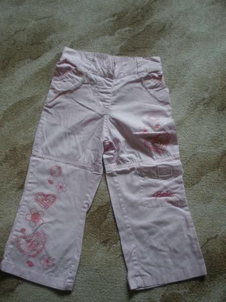 Pláťené kalhoty, barbie,98