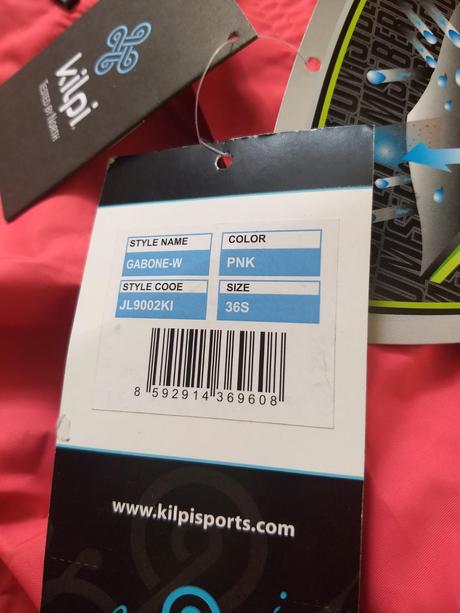 Lyžařské kalhoty kilpi gabone - s visačkami, 36