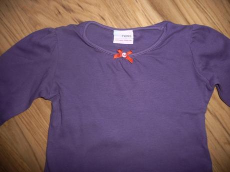 Fialové tríčo next na 12-18m-vel.86, next,86