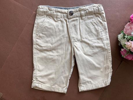 Kraťasy béžové plátěné- v.4/5 let, denim co,110
