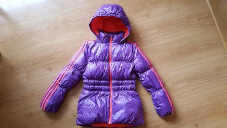 Teplá zimní bunda top stav, adidas,128