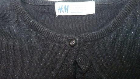 Černé bolérko, h&m,104