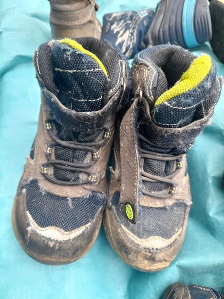 Zimní nošené boty, obuv různé na donošení, 27