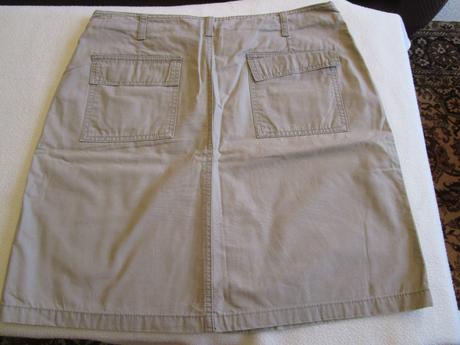 Pěkná bavl. - plátěná sukně, pěkný střih, vek. 42, 42