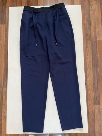 Nové tmavě modré volné kalhoty, vel xs, ff, xs