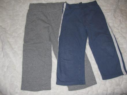 2x bavlněné tepláky, f&f,110