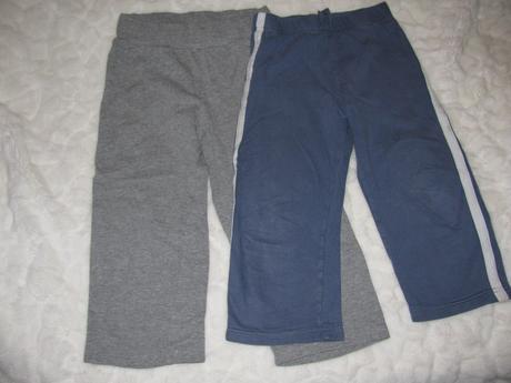 2x bavlněné tepláky, f&f,110