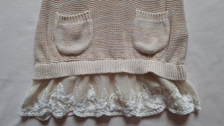 Dětské béžové šaty, šatičky s legínama, vel.98/104, rocha.little.rocha,98