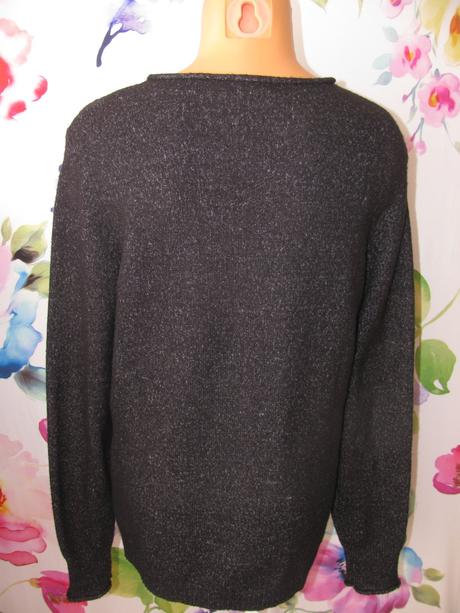 Dámský černý svetr se střikem s.oliver, s.oliver,m