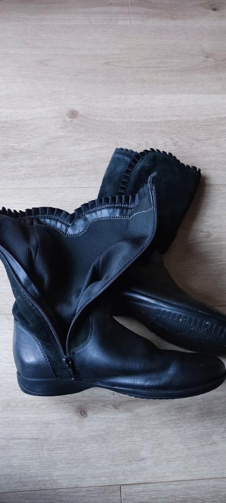 Nádherné kožené kozačky zn. clarks vel. 34, clarks,34