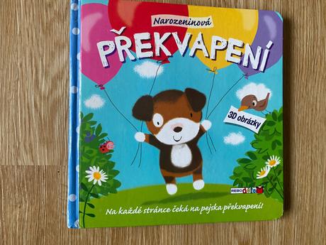 Dětské knihy s pejskem a 3d obrázky - 2 knihy, 