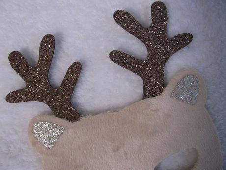 Vánoční třpytivá škraboška- malý sob, 98