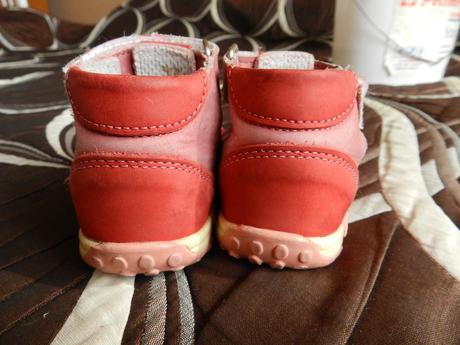 Boty sandálky červené essi 22, essi,22