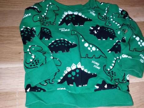 Zelená mikina s dinosaury 86 next, next,86