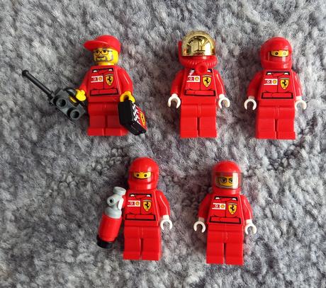 Lego racers 8673 - ferrari f1 fuel stop., 