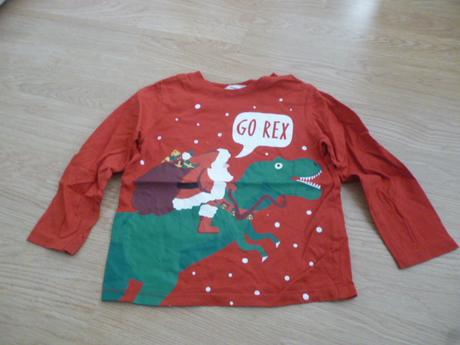 Vánoční triko dino vel.2-4, 104