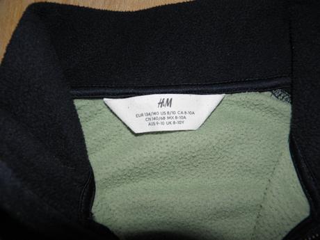 Chlapecká fleecová mikina zn. h&m vel.134/140, h&m,134