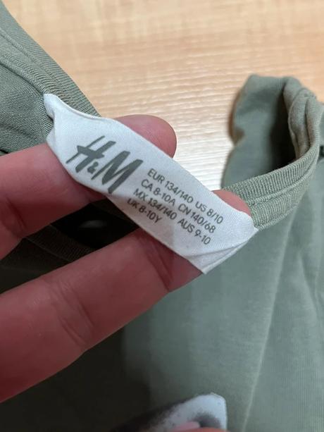Tričko králík, h&m,134