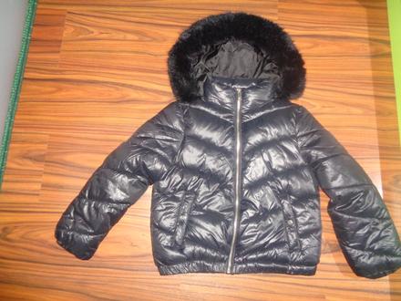 Černá prošívaná zimní bunda, new look,134