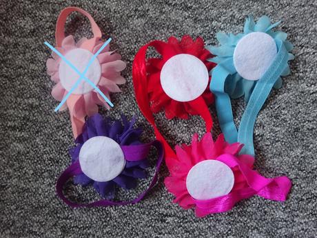 5x čelenka, vel. 0-6 roků, 