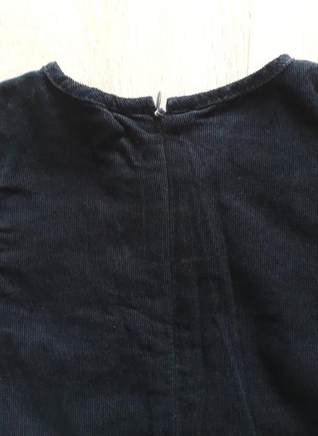 Tmavě modré manšestrové šaty blue seven, vel. 104, 104