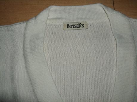 Biela svetríková vesta boysens, otto,34