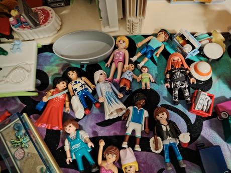 Playmobil barák s figurkami, 