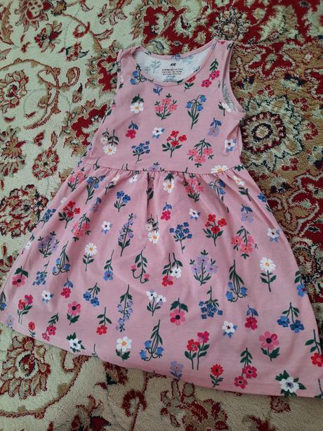 Nepoužité květinkové šaty, h&m,98