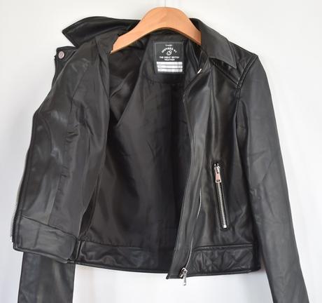 Koženková bunda vel. 11 - 12 let, george,152