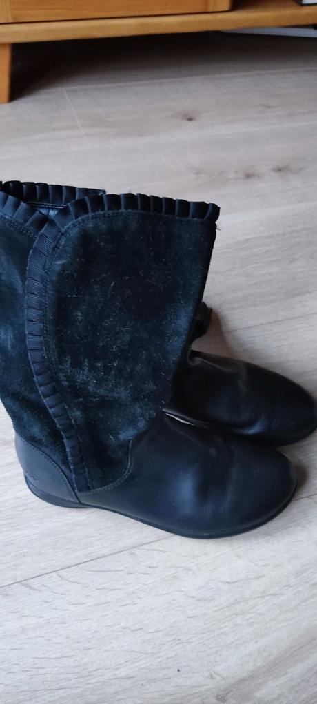 Nádherné kožené kozačky zn. clarks vel. 34, clarks,34